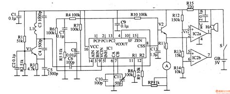 view  metal detector schematic diagram