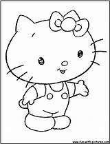 Coloring Kitty Hello Pages Baby Ballerina Cat Fun Color Colouring Printable Library Clipart Popular Kids Comments sketch template