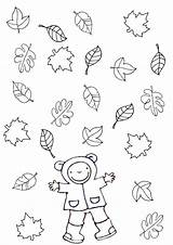 Herfst Blad Vorm Dobbelsteen Herfstbladeren Blaadjes Kleurplaten Kleur Gooien Kinderen Herfstblaadjes Ogen sketch template