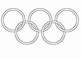 Olympic Rings Coloring Popular sketch template
