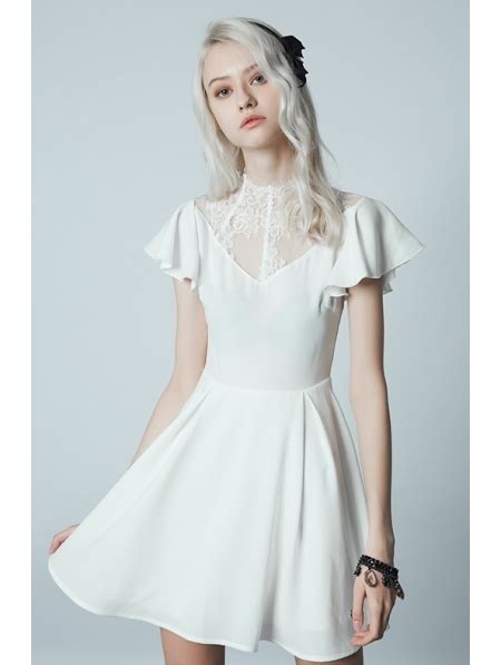 White Summer Dresses Short