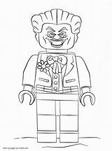 Coloring Lego Pages Batman Joker Printable Print Movie Look Other Popular sketch template