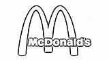 Mcdonalds Logo Cool Drawing sketch template