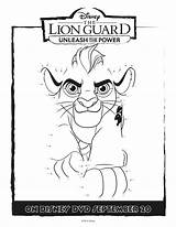 Guard Coloring Printable Lion Pages Disney Coast Activity Dots Unleash Power Connect Color Sweeps4bloggers Sheets Kion Birthday Holiday Print Promo sketch template