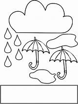 Raindrops Falling Coloringhome sketch template