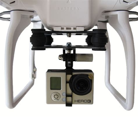 gopro hero   universal fpv camera mount gimbaldamping plate  dji phantom quadcopter carbon