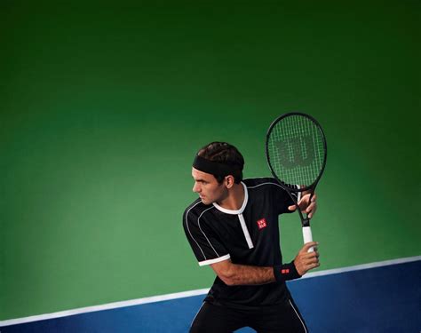 roger federer unveils his us open on court look with uniqlo vogue
