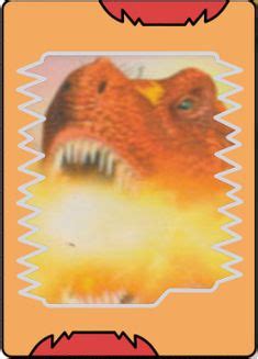 dinosaur king season  fan  anime cards  thunderstrike  deviantart dinosaur