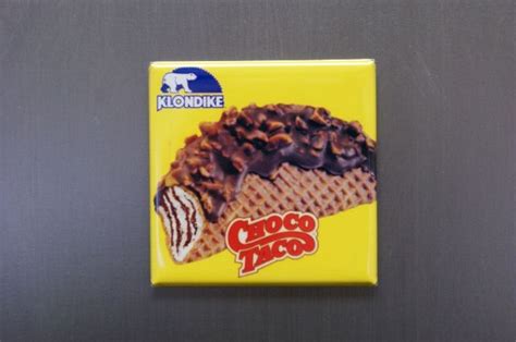 klondike choco taco refrigerator fridge magnet ice cream snack vintage style k28