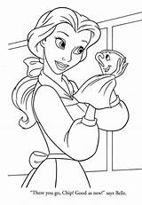 Baby Belle Coloring Pages Getcolorings Disney Amazing Color Princess sketch template