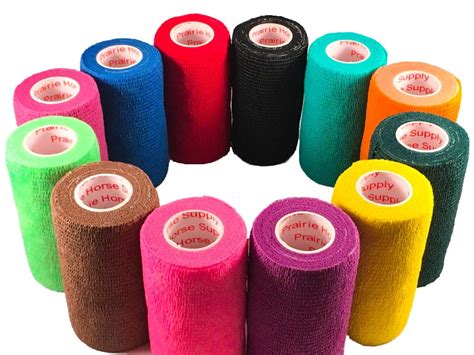 adhesive medical bandage wrap tape assorted colors