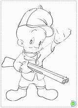 Elmer Coloring Fudd Dinokids Pages Popular Getdrawings Drawing Close Printable sketch template