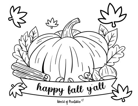 coloring pages fall home design ideas