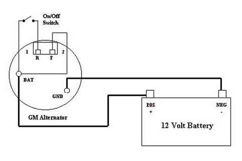delco remy  alternator wiring diagram