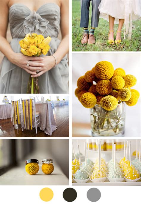 Colour Yellow And Grey Wedding – Sa Wedding Guide