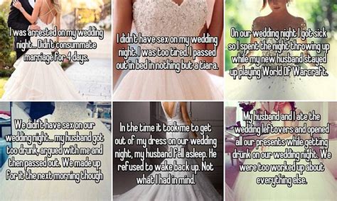 Couples Reveal Why They Failed To Have Sex On Their Wedding Night