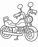 Coloring Motorbike Easy Pages Motorcycle Printable Motor Kids Color Print Topcoloringpages Sheet Motorbikes sketch template