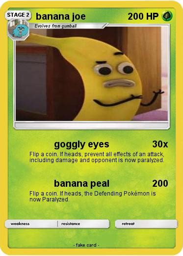 Pokémon Banana Joe 37 37 Goggly Eyes My Pokemon Card