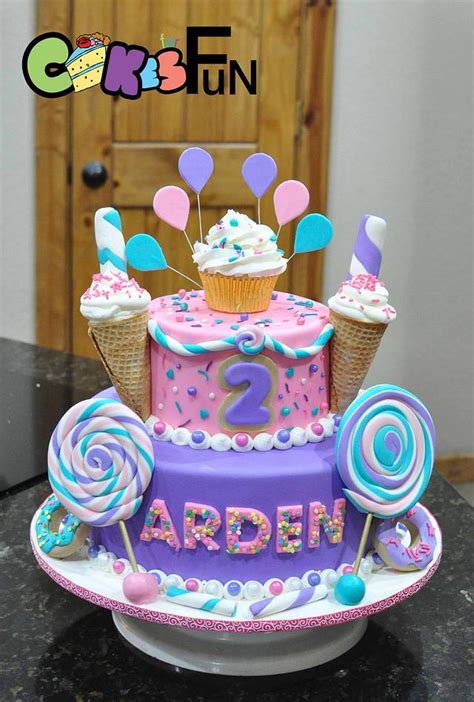 “2” Sweet Decorated Cake By Cakes For Fun Cakesdecor