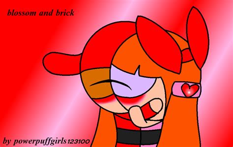 Blossom And Brick Kiss By Powerpuffgirls123100 On Deviantart