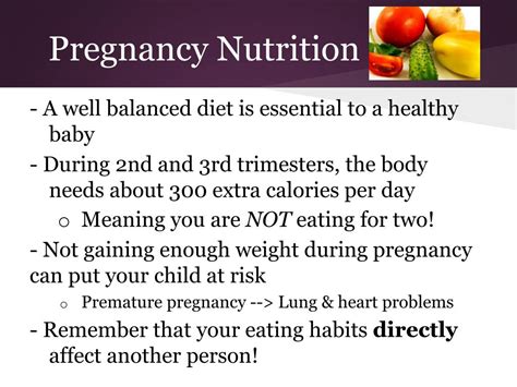 balanced diet in pregnancy slideshare