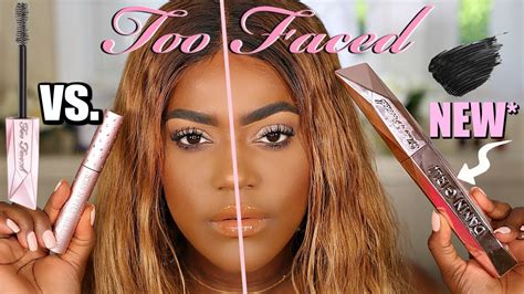 New Too Faced Damn Girl Mascara Vs Better Than S X Youtube