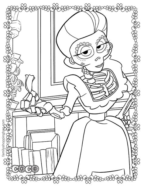coco coloring pages