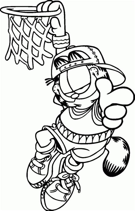 printable garfield halloween coloring pages clip art library