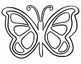 Coloring Butterfly Templates Kids Pages Adults Print sketch template