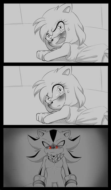 Rule 34 Amy Rose Angry Blush Clothing Colored Eyes Comic Crying