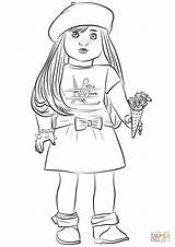 Coloring American Girl Doll Pages Grace Printable Julie Thomas Dolls Girls Print Sheets Printables Colouring Disney Kids Supercoloring Template Books sketch template
