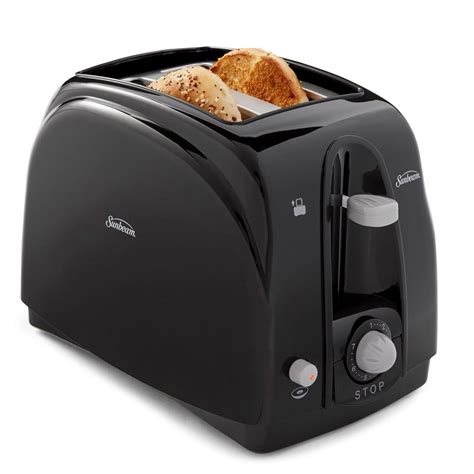 sunbeam  slice toaster black    walmartcom walmartcom