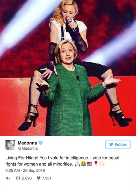 madonna “offers” oral sex to hillary voters vide photos
