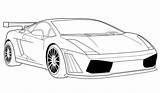 Lamborghini Gallardo Aventador Gratuit sketch template