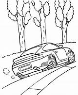 Porsche Coloring Pages 911 Printable Turbo Clipart Sketch Drawing Getcolorings Getdrawings Line Color Car Library Popular Cliparts sketch template