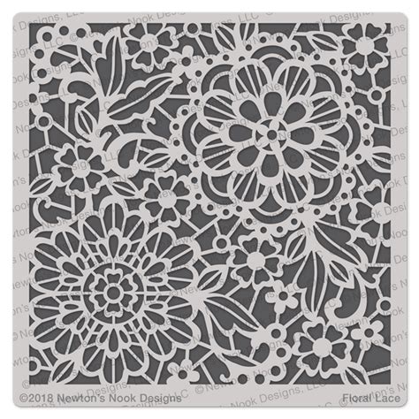 floral lace stencil newtons nook designs