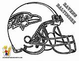 Ravens Coloring Pages Baltimore Football sketch template