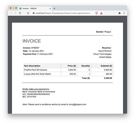 simple invoice generator pics invoice template ideas