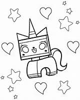 Lego Coloring Pages Unikitty Big Color Movie Adventure Kids Printable Children Lovely Funny Google Drawings Getcolorings Getdrawings sketch template