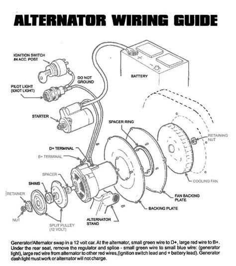 vw alternator wiring