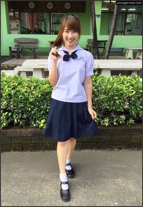 Oriental Schoolgirl With A