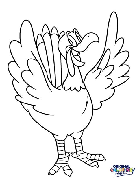 turkey bird coloring pages  getdrawings