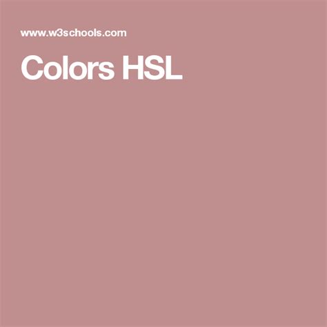 colors hsl color color theory tutorial
