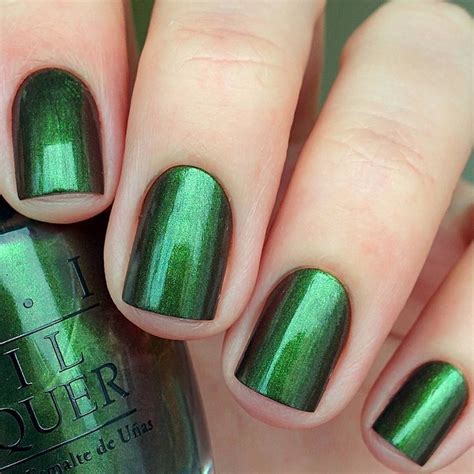 opi green   runway green nail polish green nails nail polish