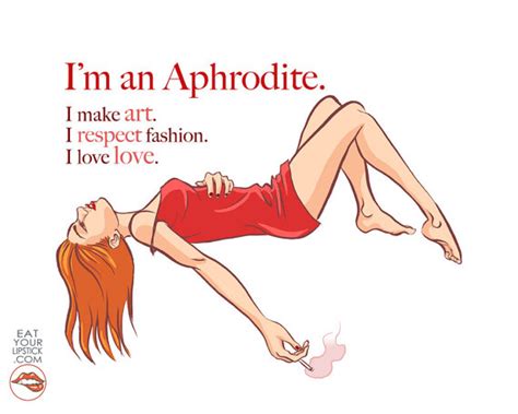I M An Aphrodite Greek Goddess Art Print By