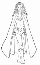 Supergirl Hero Colorear Desenho Herói Desenhar Superhéroes Páginas Coloringtop Criativos Presentes Fácil Scribblefun Ferreira Aline Vingadores sketch template