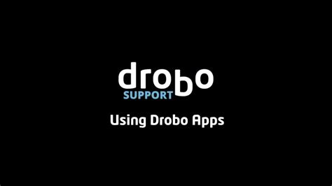 drobo apps overview youtube