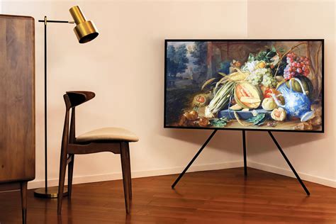 samsung studio stand  qled  frame tvs   tv emoldurada ideias de decoracao espacos de