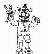 Freddy Funtime sketch template