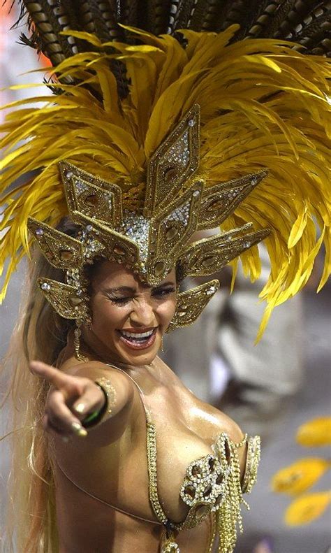 thousands of sexy samba dancers gather for carnival in